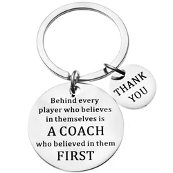 Coaches Keyring Coach Gifts Team Gift Coach Appreciation Thank You Gift for Football Coach End of Season Coach Team Mom Gift