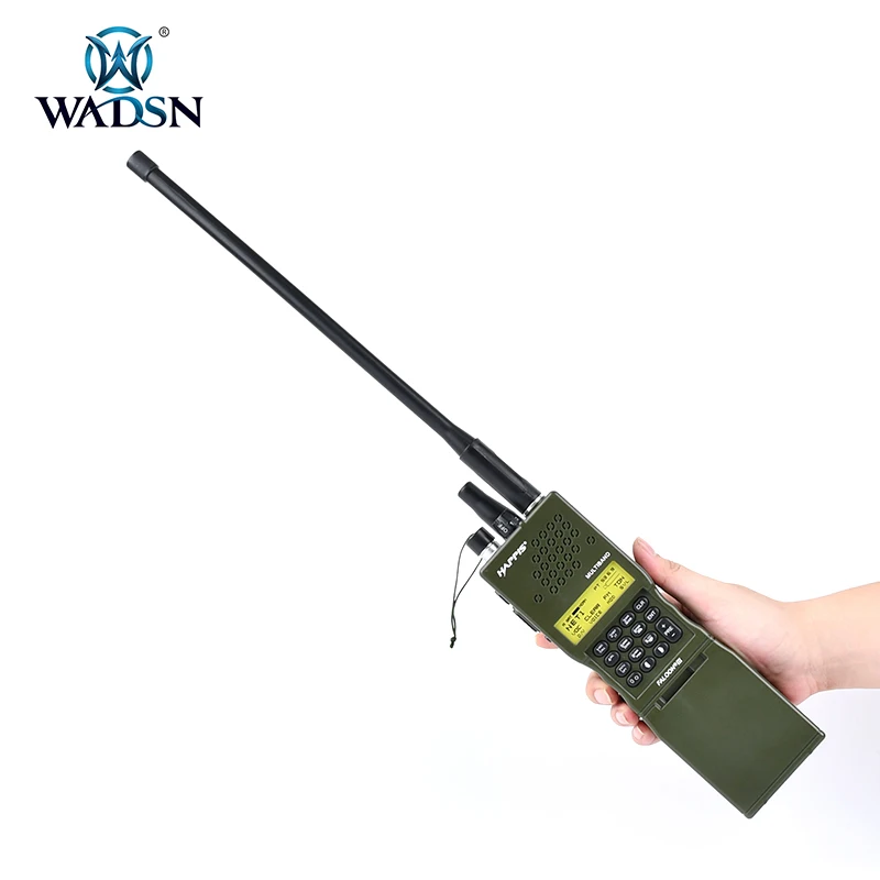 WADSN Tactical Military Softair Army Radio PRC 152 Dummy Radio Case Antenna Package Talkie Walkie Interphone model Cospaly