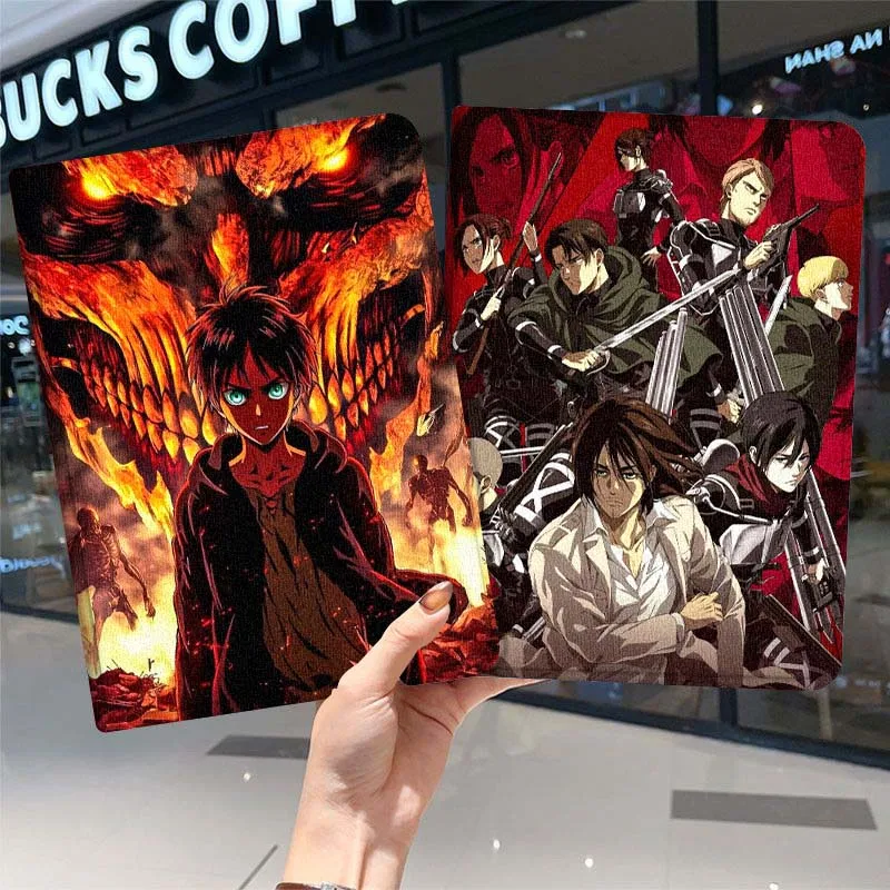 

Anime Attack on Titan Tablet Case For Samsung Galaxy Tab A A7 A8 A9 A11 S6 S11 Lite Plus 10.1 10.4 10.5 Inch