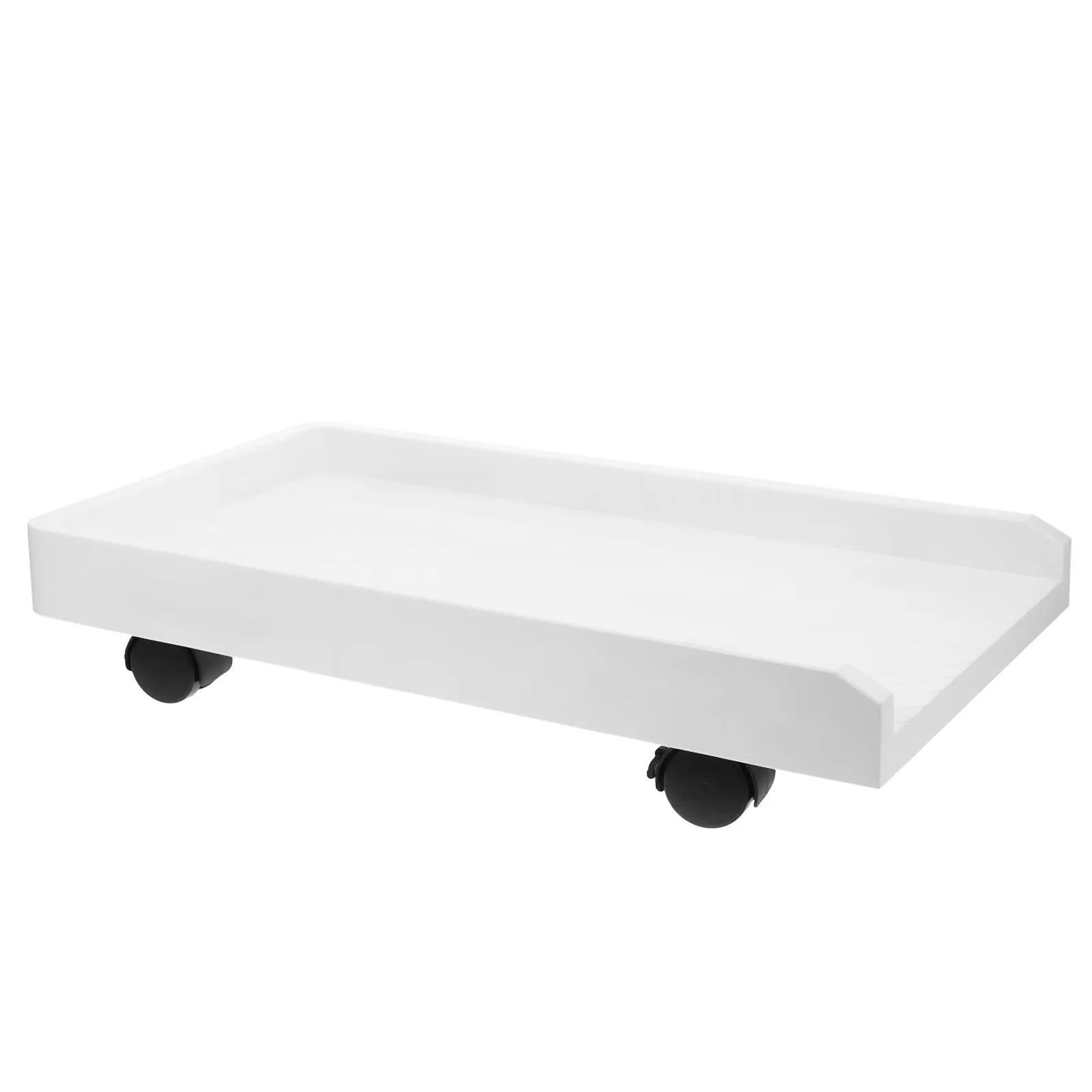 Picture 4: 1Set Computer Tower Stand Desktop Pc Riser with Swivel Brake Casters for Carpet Floor Under Desk Cooling Airflow Mobility