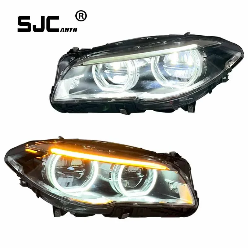 SJC Car Accessories LED Headlights For BMW 5 Series M5 F10 2012-2016 High Quality Front Daytime Running Lamps Headlamps