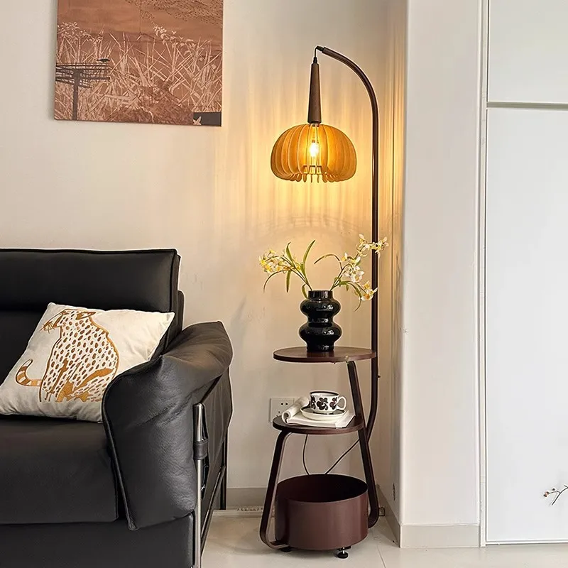 

Торшер с тыквой для спальни, ощущение античного стиля, гостиная, тумбочка для хранения, одна атмосфера, чувство E27, торшеры