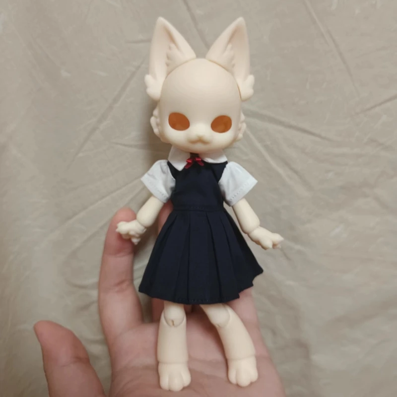 الأصلي Tinguin 1/12 هريرة الوحش الجسم Bjd عارية دمية سيامي القط المنقولة الجسم نموذج Ob11 سطح المكتب الديكور اللعب هدايا عيد الميلاد