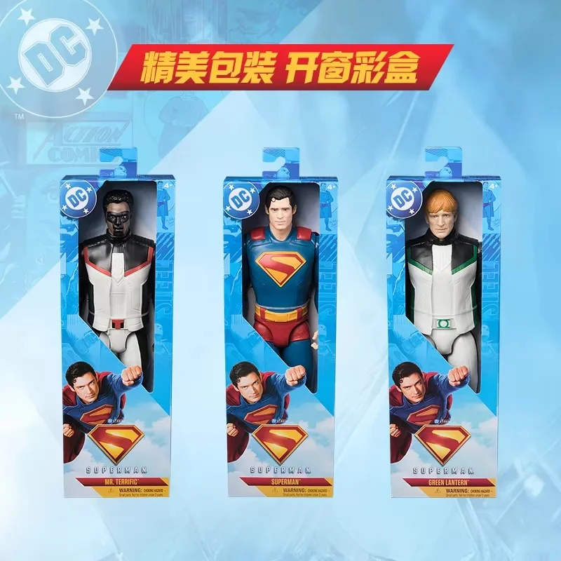 ชุดฟิกเกอร์แอคชั่นของสะสมสปินมาสเตอร์ ดีซี -ตุ๊กตาขยับได้ที่มีซูเปอร์แมนและกรีนแลนเทิร์น ของเล่นขนาด 30.5 ซม. สำหรับเด็กผู้ชายและเด็ก