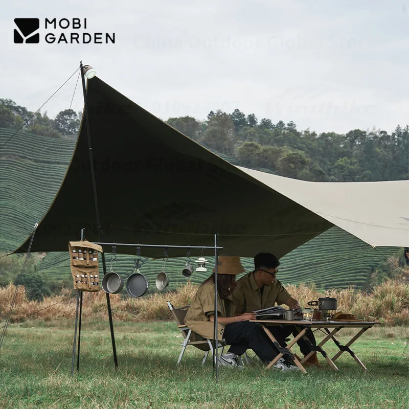 MOBI GARDEN Junting 440/530 Vinyl Canopy Outdoor Camping Rainproof Awning Anti-Ultraviolet Portable Park Picnic Sun Shelter Tent