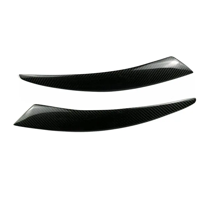 

A54P-For Bmw Z4 E85 2002-2008 Compatible Car Front Headlight Carbon Fiber Trim Sticker Eyebrow Eyelid Head Light