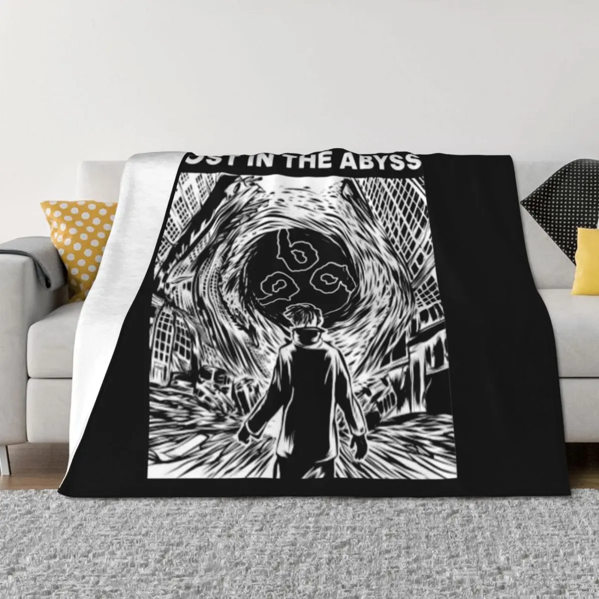 

lost in the abyss Throw Blanket For Sofa Thin blankets ands Hair Blankets