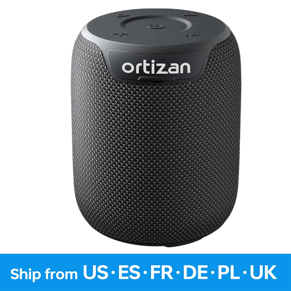 Ortizan Bluetooth Speaker, Wireless Portable Speakers with Subwoofer, 15W Louder Volume, Longer Playtime, Bluetooth 5.3, TWS,TF