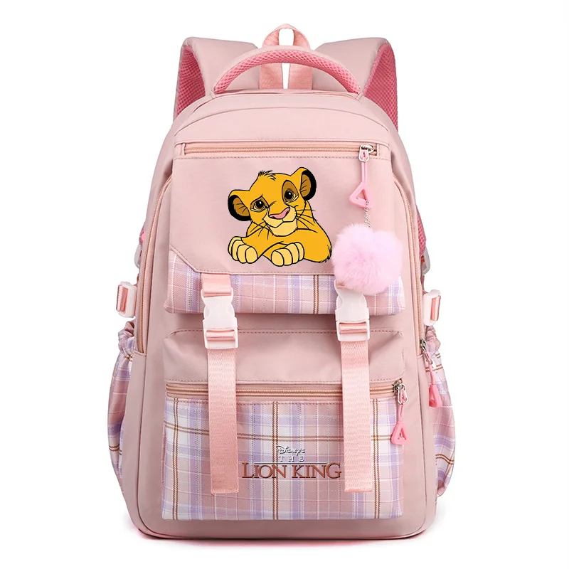 

Disney The Lion King Backpack Boys Girls Student Schoolbag Children Teenager Large capacity Knapsack Travel Rucksack