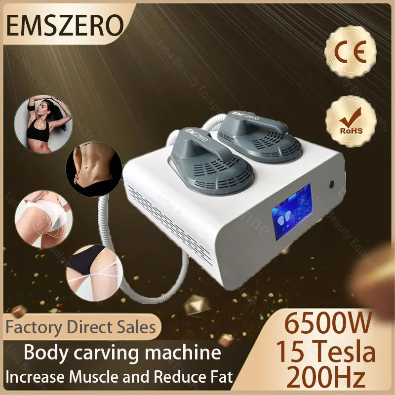 

15 Tesla 6500W EMSZERO burns fat to stimulate muscles and increase RF electromagnetic muscle massage body shaping machine