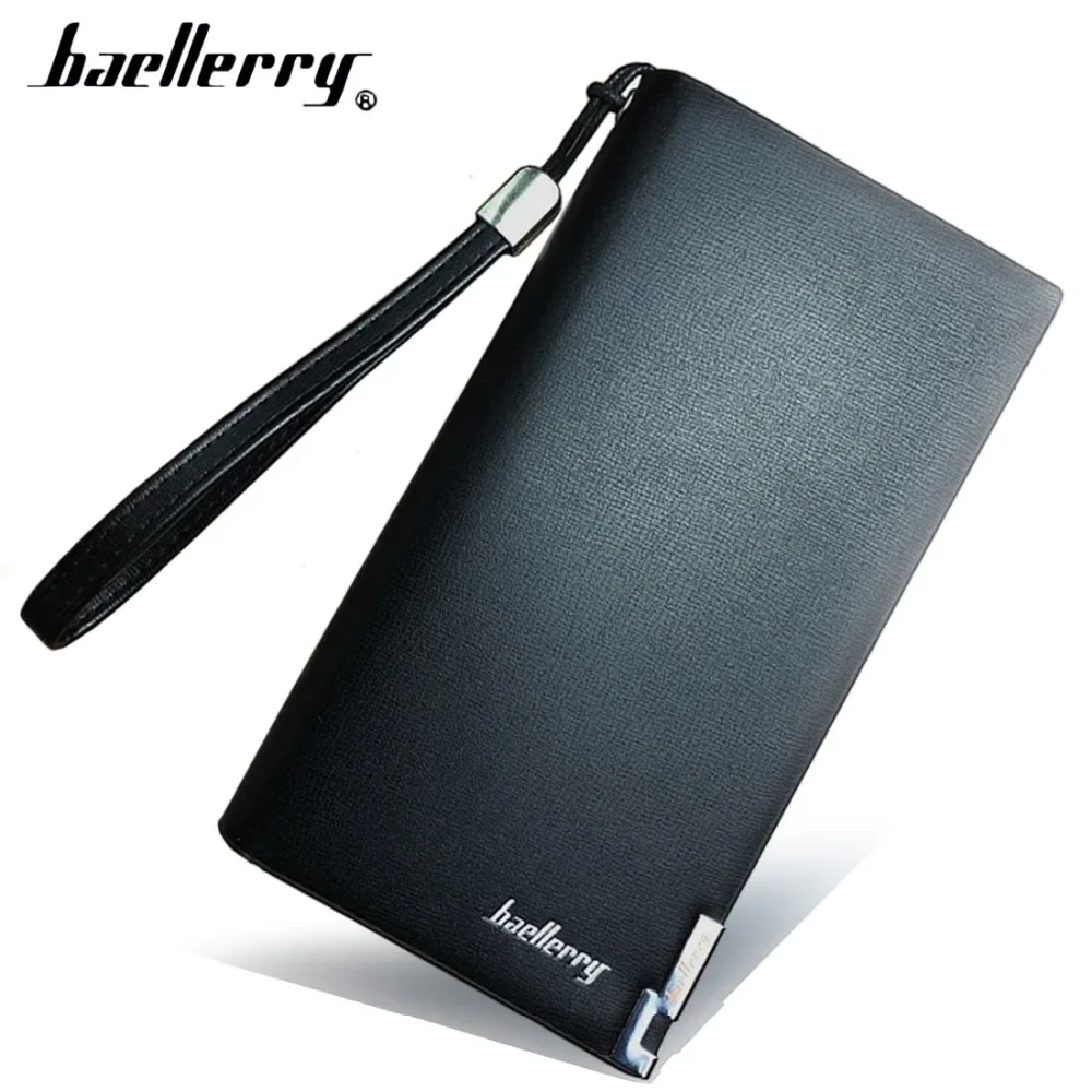 Men Wallets Classic Long Style Card Holder Male Purse Quality Zipper Large Capacity Big Brand Luxury Wallet For Men