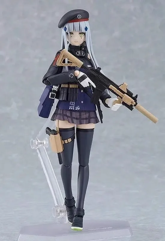 1/12 Girls Frontline Anime Figure Figma 573# Hk416 Action Figurine Collection Tactical Girl  Hk416 Models Doll Kid Birthday Gift