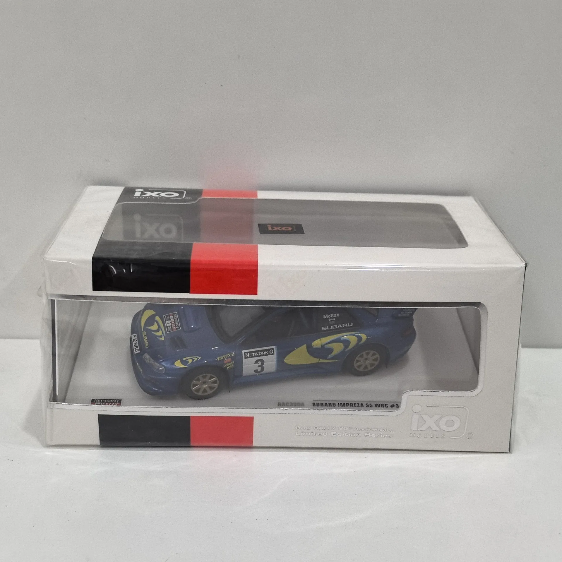 Diecast IXO Escala 1/43 SUBARU IMPREZA S5 WRC # 3 1997 Modelo de coche de aleación de carreras Subaru
