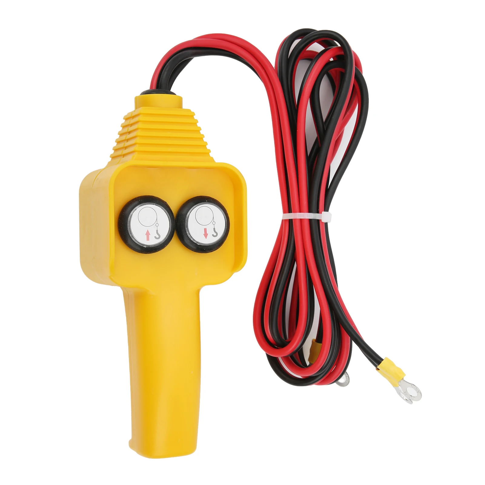 Winch Wired Controller Hand Control Assembly Push Button  12V for Capstan 1500lbs‑5000lbs Winch Handlebar Control Line