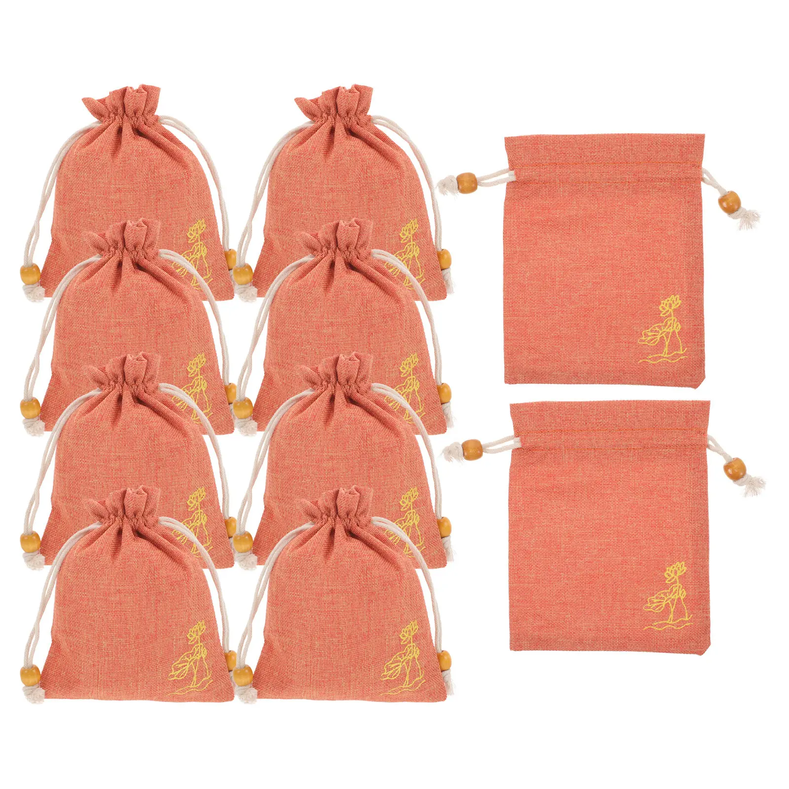 10Pcs Chinese Style Empty Refillable Sachet Bags Decorative Cloth Lavender Storage Small Gift Packing Fragrance Sachets