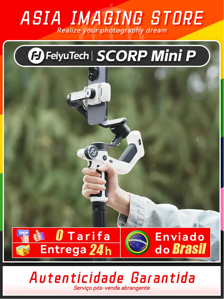 Feiyutech SCORP Mini P Mirrorless Camera Stabilizer Handheld Gimbal Fits DSLR Digital cameras for Sony Canon Nikon Feiyu tech