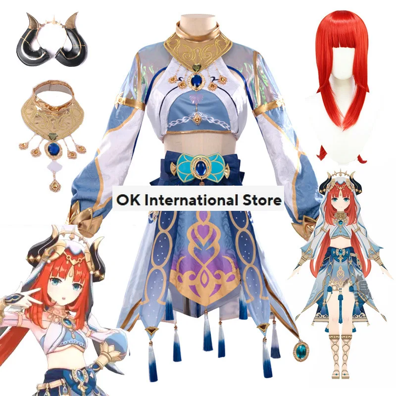 

Genshin Impact Nilou Sumeru Hydro Role-playing Women's Dress Girl's Dress Halloween Costume Adult Carnival Costume Anime Costume