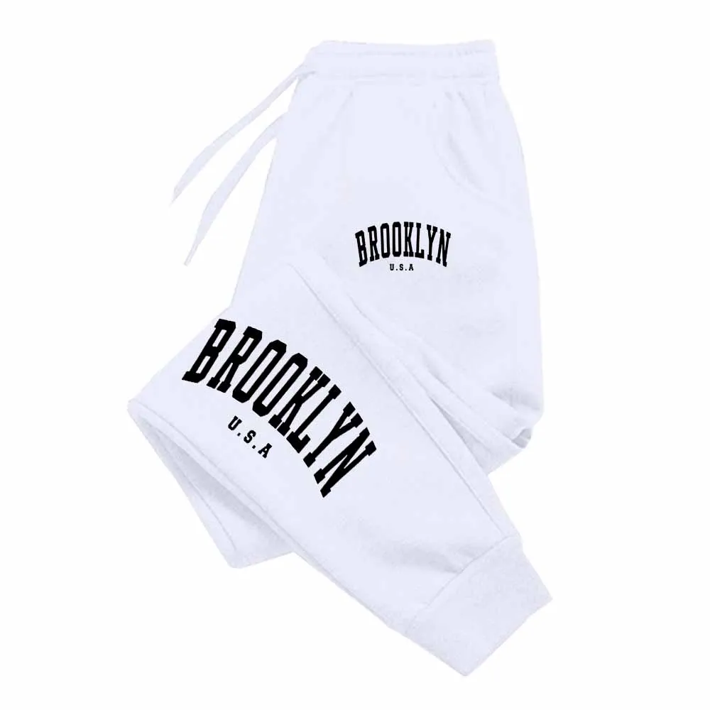 Los Angeles Letter Printed Sports Pants Casual Daily Pants MEN/Women's Clothing