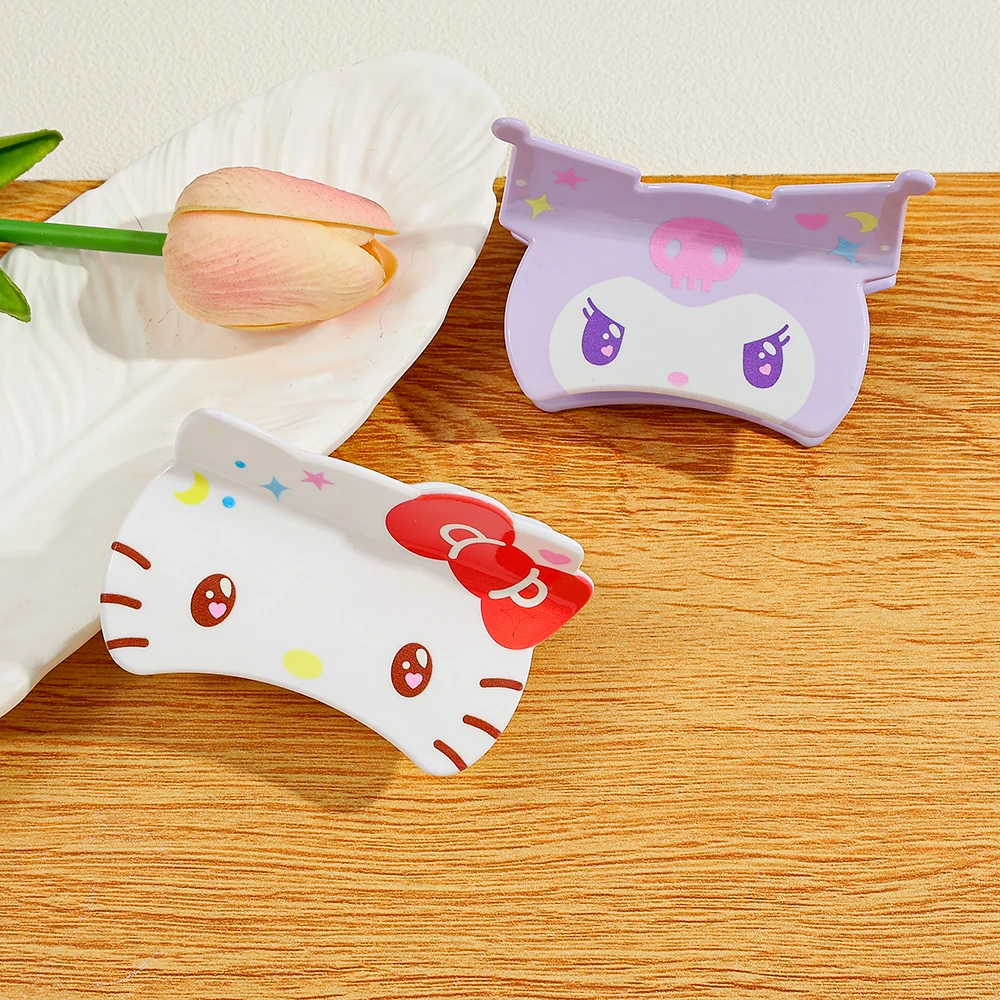 1 قطعة/3 قطعة سلسلة سانريو مشبك شعر لطيف مقاطع الزخرفية رائعتين قبضة الشعر للتصفيف اليومي العملي إكسسوارات الشعر #3