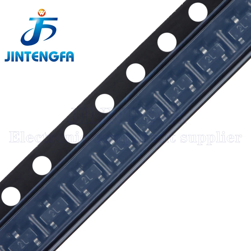 3000 Stück 2N5401 2L SOT23 2N5551 G1 SOT-23 MMBT5401 MMBT5551 SOT23 PNP NPN 160V 150V 600mA 0,6A SMD-Transistoren – Detail 8