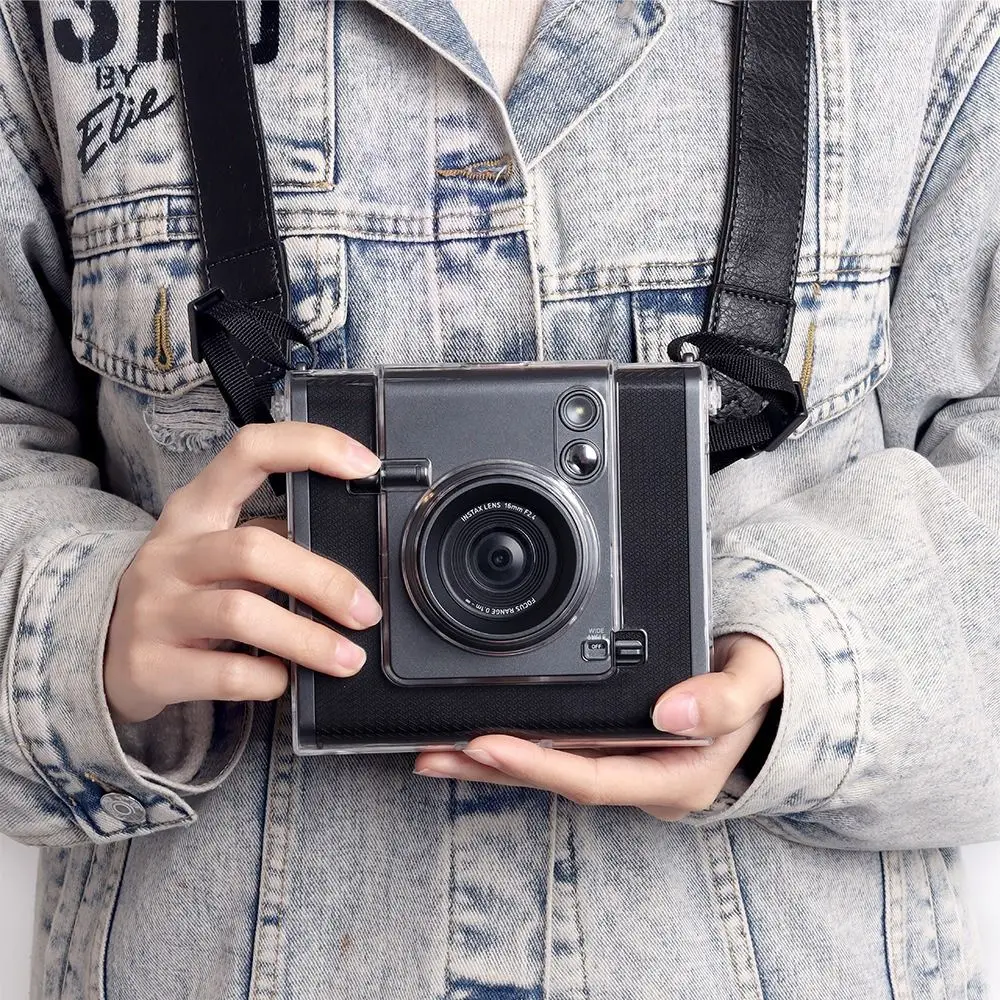 Transparent Instant Camera Cover Crystal Anti Scratch Protective Shell Shockproof for Fujifilm Instax WIDE EVO