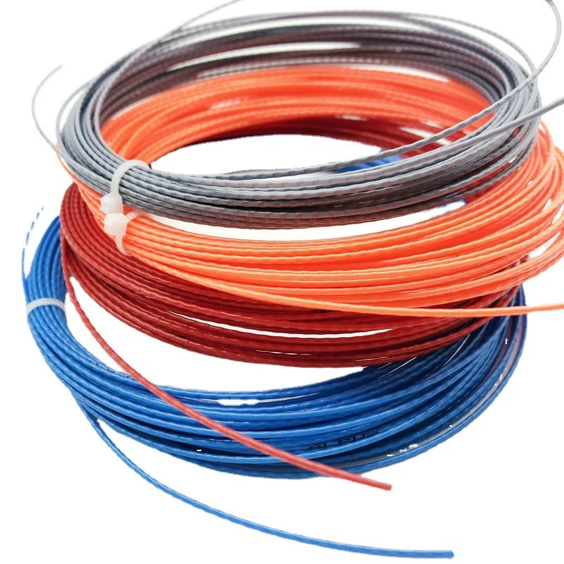 guage 1,25 мм бамбуковый шарнир, полиэстер, вращающаяся канавка, прочная жесткая теннисная струна