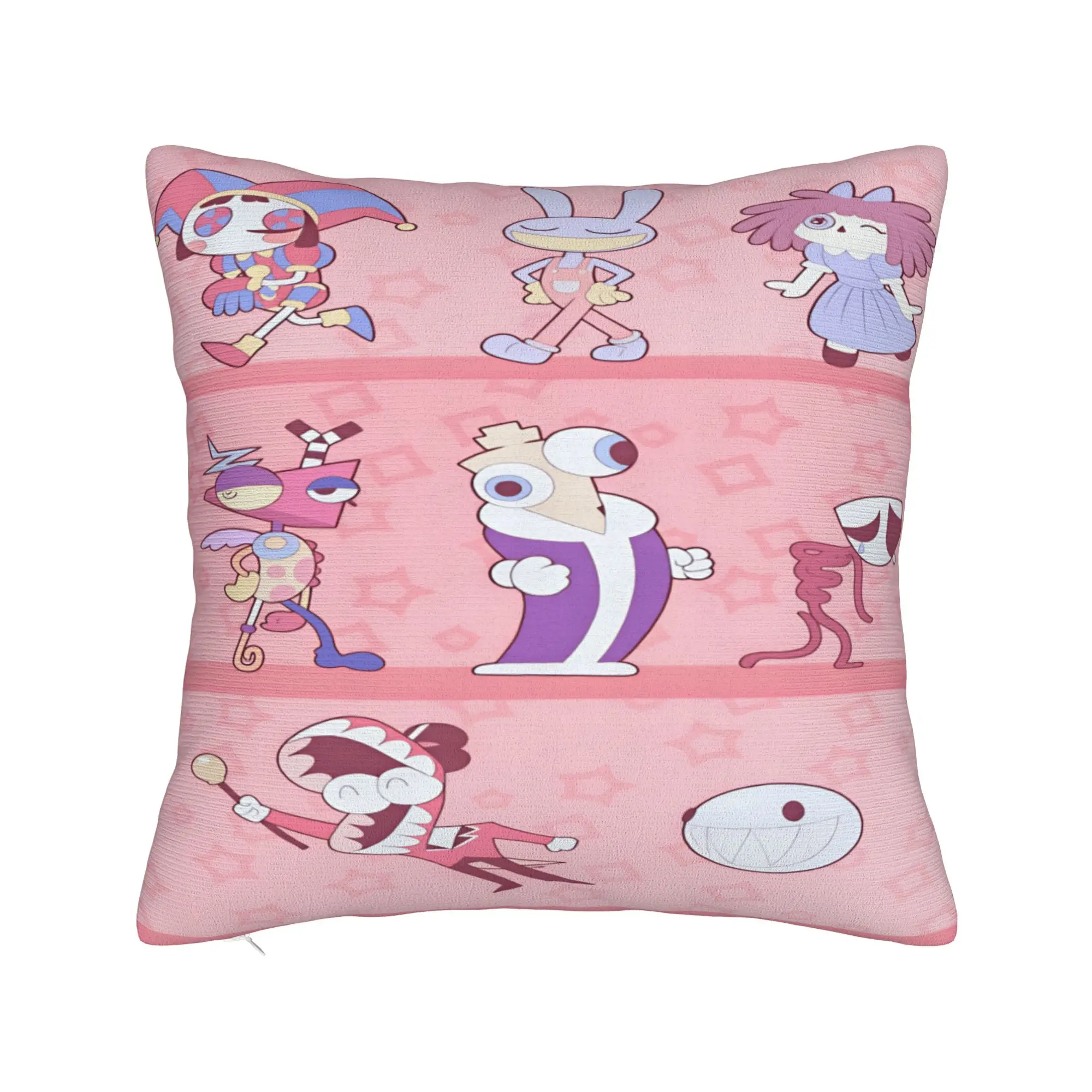 A-Amazing D-Digital C-Circus T-TADC Pillow Cover  Comfy Cushion Cover Funny Pillow Case For Couch Sofa Bedroom
