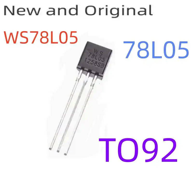 

New and Original Ws78L05 To92 5V Positive Voltage Regulator
