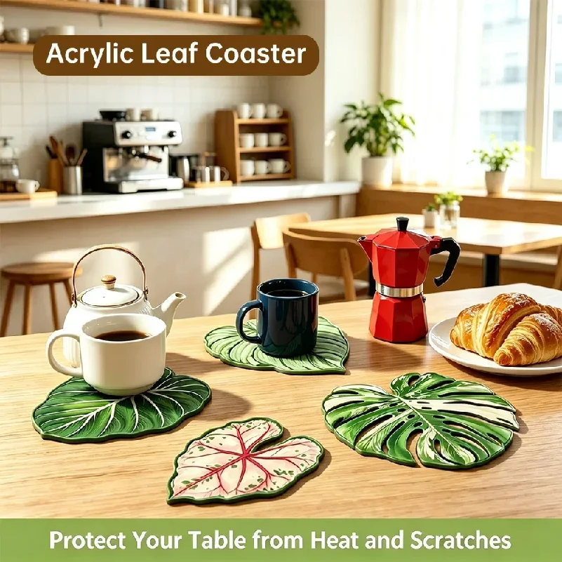 แผ่นรองแก้วกันลื่นกันความร้อน  - Coffee Tea For Plants บทวิจารณ์และราคา