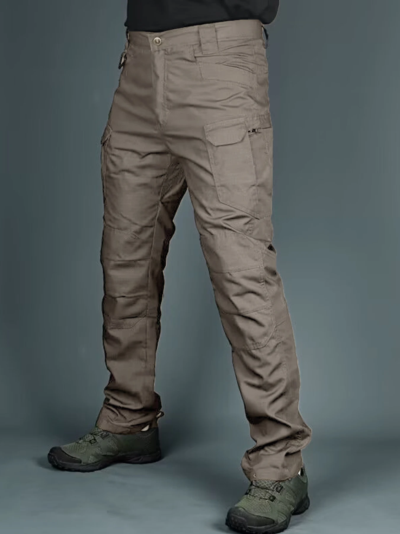 

Men's work pants for summer 2025, thin, wide leg, straight leg, outdoor hiking, quick drying, good-looking, casual pants for out