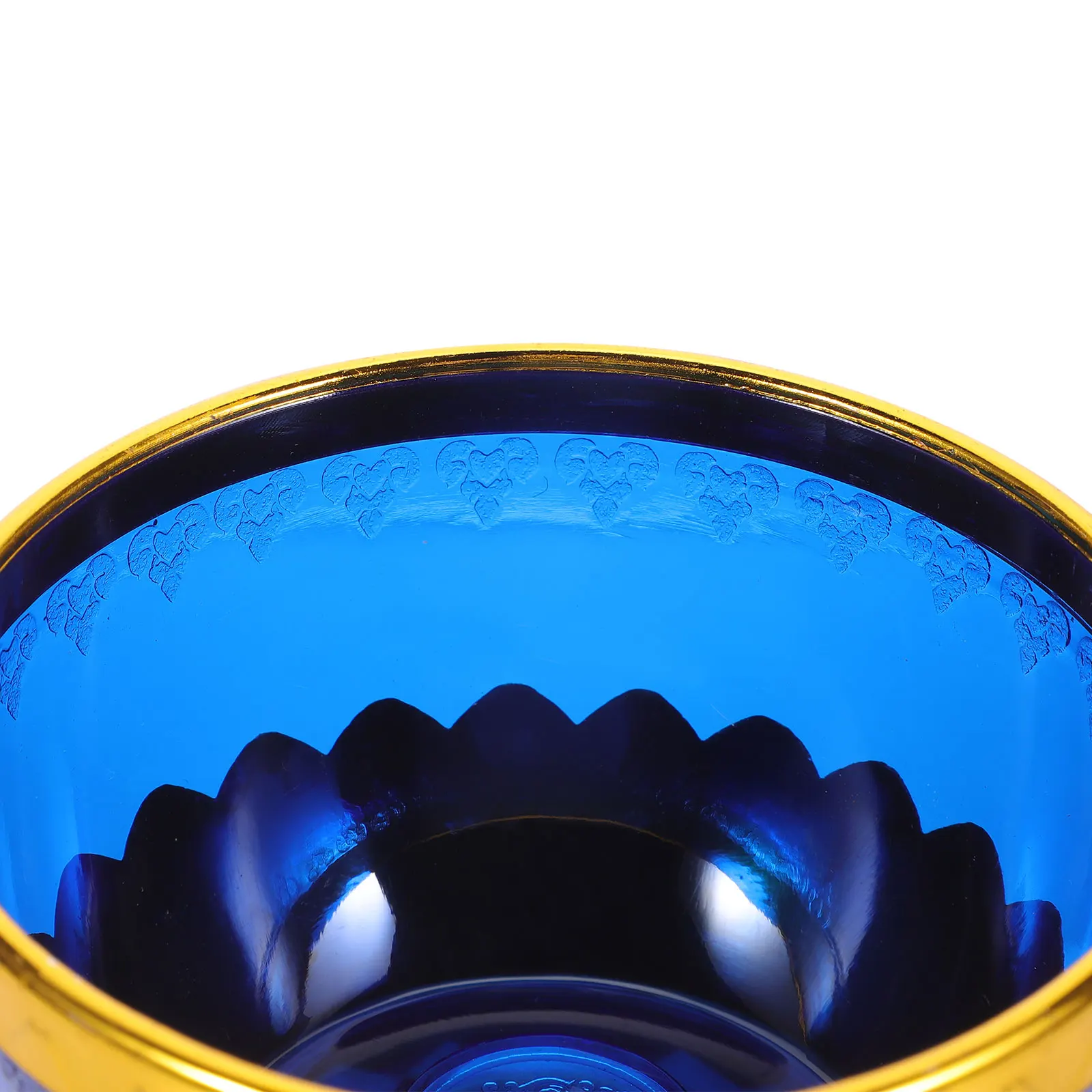 

1 set 1 Set Of Household Water Offering For Worship Plastic Decorative Tabletop Cup Golden Buddhism Accessory