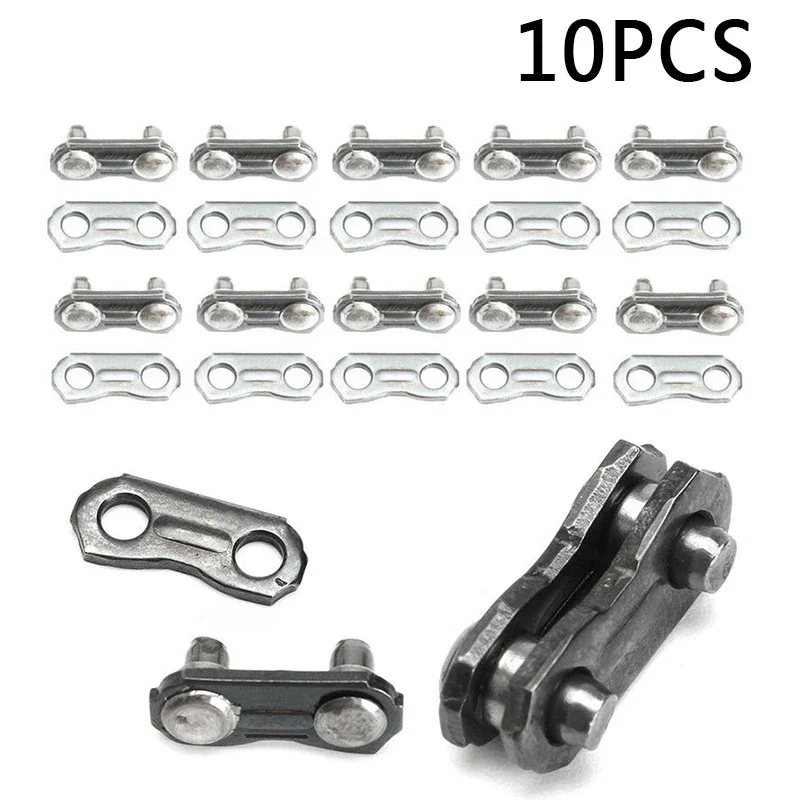 10Pcs Stainless Steel Chainsaw Chain Joiners Link For Joinning 325 058 Chains Chainsaw Parts Garden Tools Home