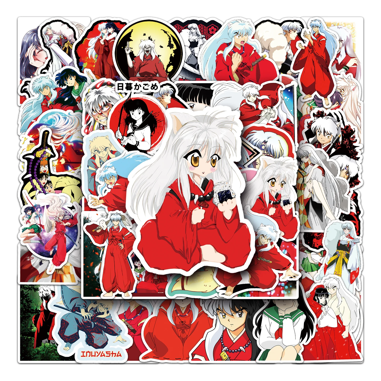 

50pc Cartoon Cute Graffiti Stickers Suitcase Laptop Guitar Skateboard Personalized Decoration Stickers