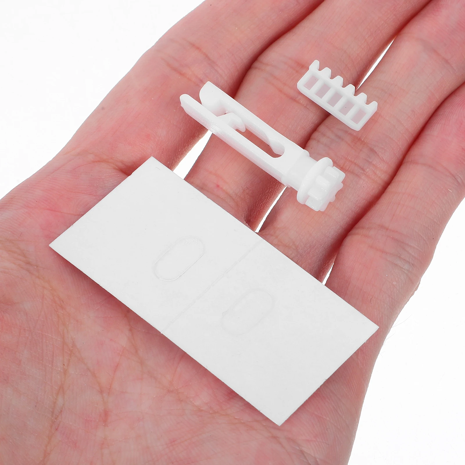 

1Set Vertical Blinds Repair Kit White Clear Stem Gear Replacement Accessories for Smooth Operation Home Office Blind