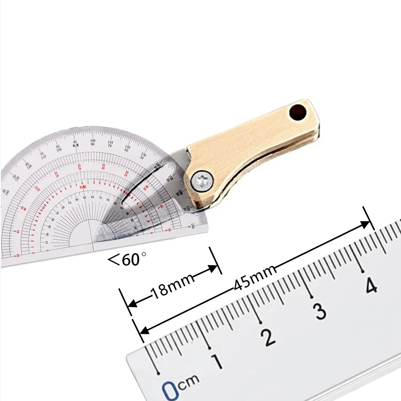 Edc Brass Mini Magnetic Knife Sharp Open Express Folding Pocket Knife Carry Key Chain Pendant Gift Knife Outdoor Tool