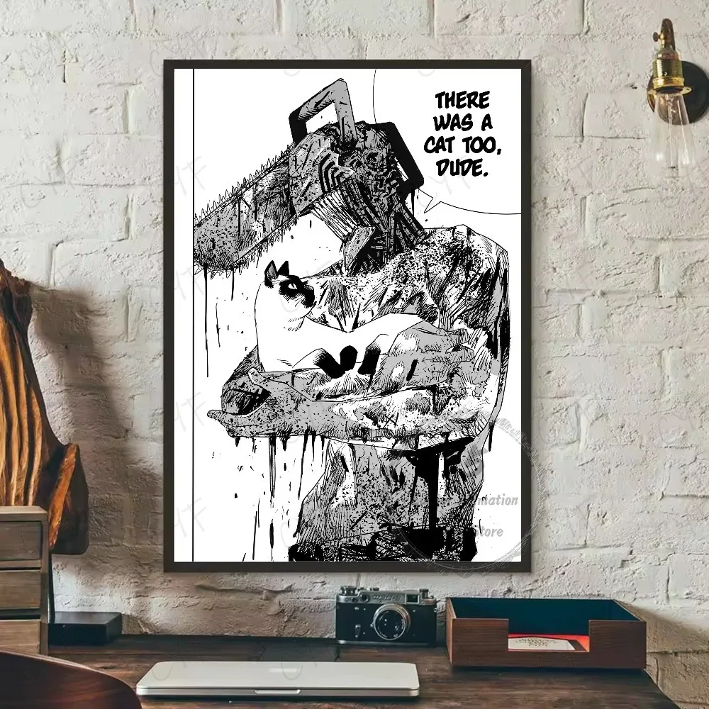 Classic Anime C-Chainsaw M-Man Poster Sticker