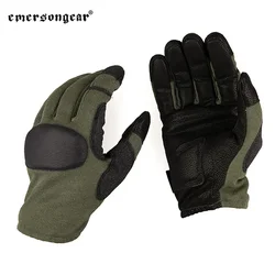 Emersongear Tactical Gloves Full Fingers Leather Hand Protective Gear Handwear Airsoft Hunting Outdoor Cycling Fishing Hiking