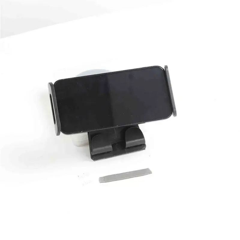 A14E-For Tesla Model Y 3 Rear Seat Phone Holder Mount, Simple Installation Smooth Edges Rotatable Double Sided Stretchable