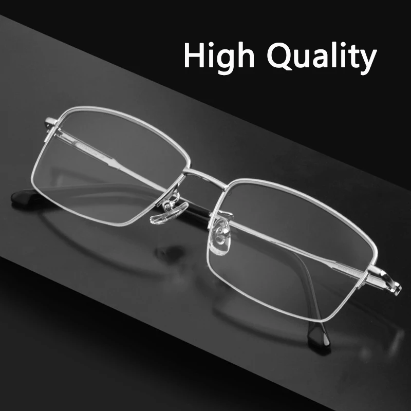 Meekleurende Leesbril Mannen Business Blue Blokkeren Licht Brillen Vrouwen Optische Computer Bril Verziendheid Half Frame Zwart