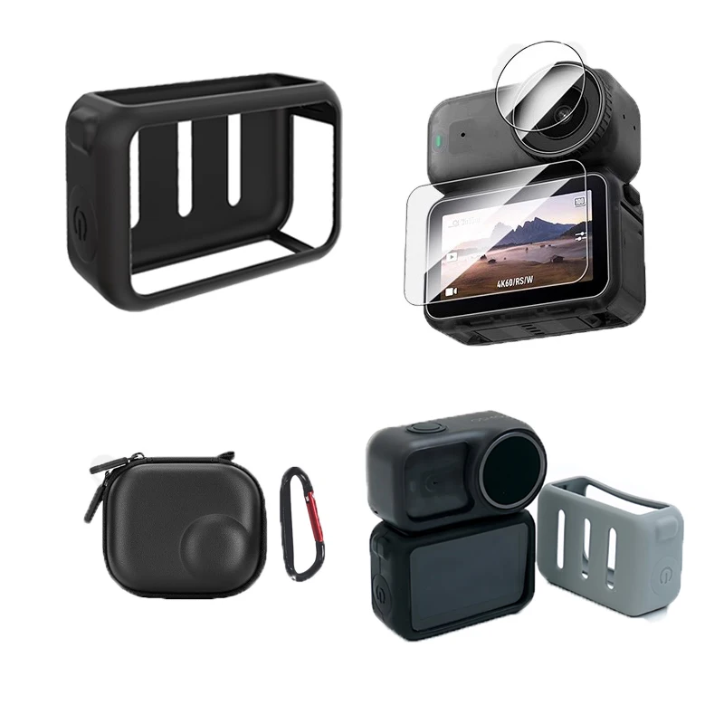 Housse de protection en silicone pour caméra DJI Osmo Nano, protection d'écran anti-rayures, étui pour accessoires DJI Osmo Nano