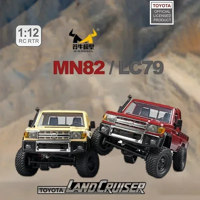 

Mn82 New Mangniu Remote-controlled Toy Car 1:12 Model Car Rc Climbing Off-road Vehicle Lc79 Pickup Truck Children Toys Gift