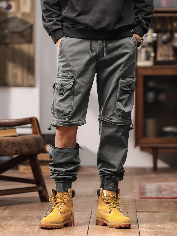 

Съемные рабочие брюки American Sle, мужские осенние новые уличные брюки для альпинизма, многоэтажные функциональные повседневные брюки с манжетами...