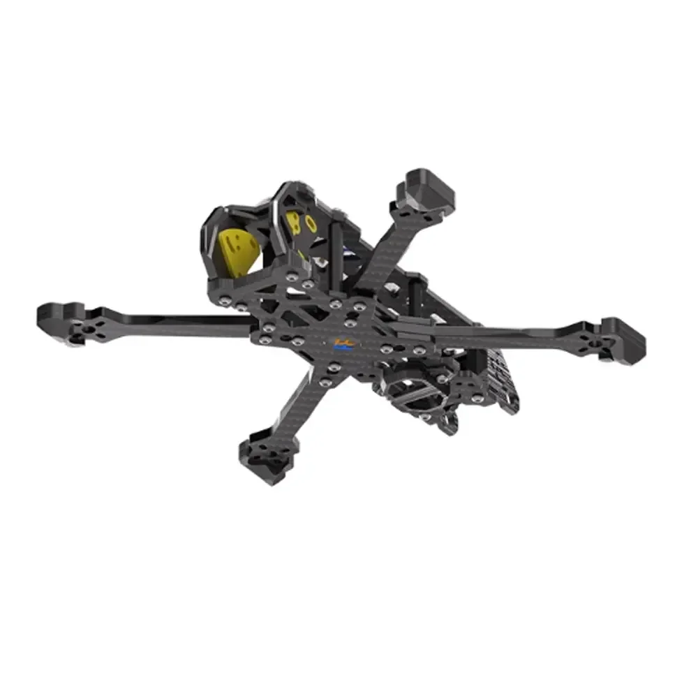 FlyFishRC Volador VX3 VX3.5 Kit de marco de fibra de carbono para unidad de aire DJI O3 O4, construcción de drones estilo libre FPV de 3/3,5 pulgadas
