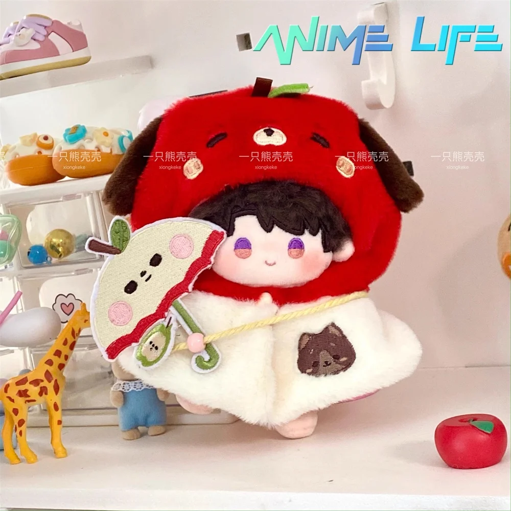 

Plushie Love and Deepspace Caleb 10cm Doll Toy Plush Stuffed Apple Cloak Game Cosplay