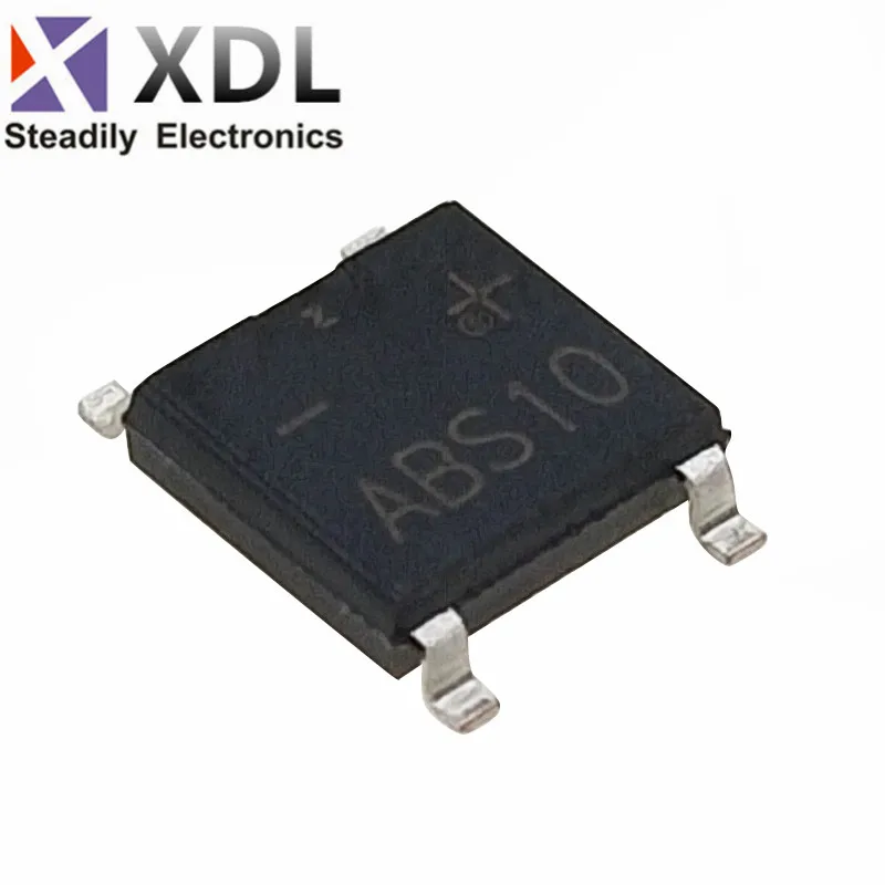 50PCS ABS6 ABS8 ABS10 SOP4 ABS210 SOP-4 0.6A 0.8A 1A 2A 600V 800V 1000V 1KV Rectifier Bridge Diode New Original