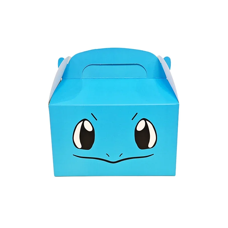 Pokemon Verpackung Tasche Geburtstag Thema Geschenk Tasche Pikachu Party Süßigkeiten Snack Geschenk Tasche Charmander Squirtle Kinder Spielzeug Geschenk