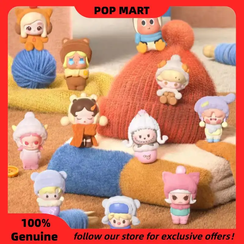 

Коллекционные мини-плюшевые фигурки Pop Mart Pop Beans Fluffy Cozy Series: таинственная коробка-сюрприз для фанатов, декор для рабочего стола, подарок