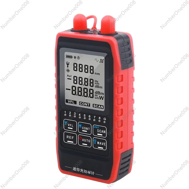 

Оптический измеритель мощности NF908L с функцией зарядки, красный лазерный тестер потерь оптического волокна, многофункциональный прибор