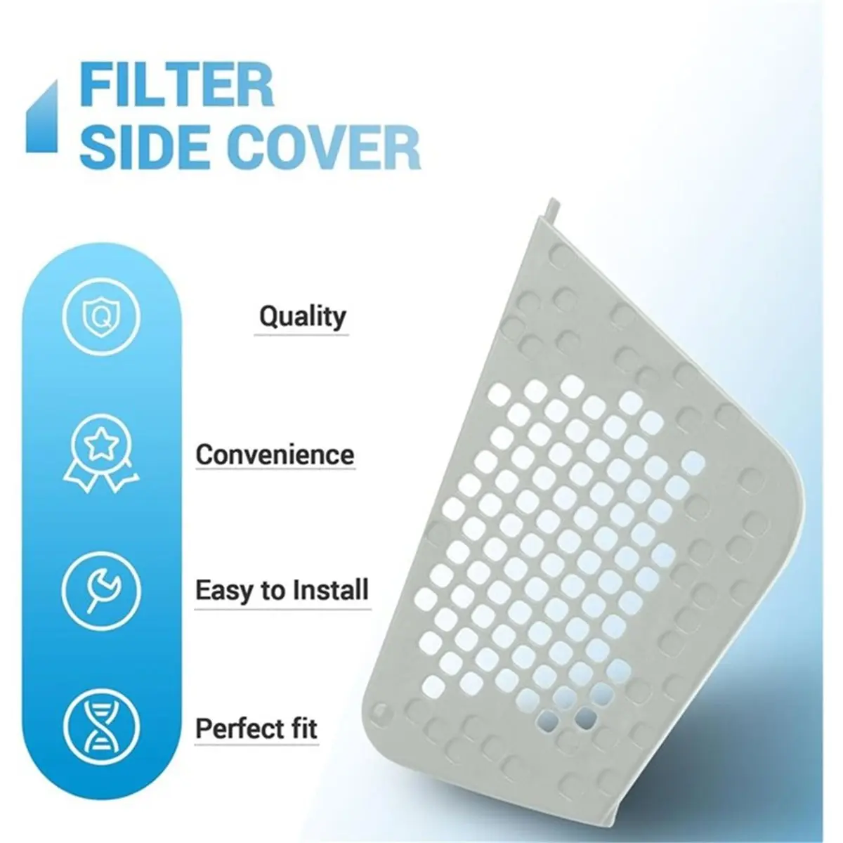 Y02A 19729 Replacement Filter Side Cover for AirSense 10, AirCurve 10, AirStart 10 Machines B
