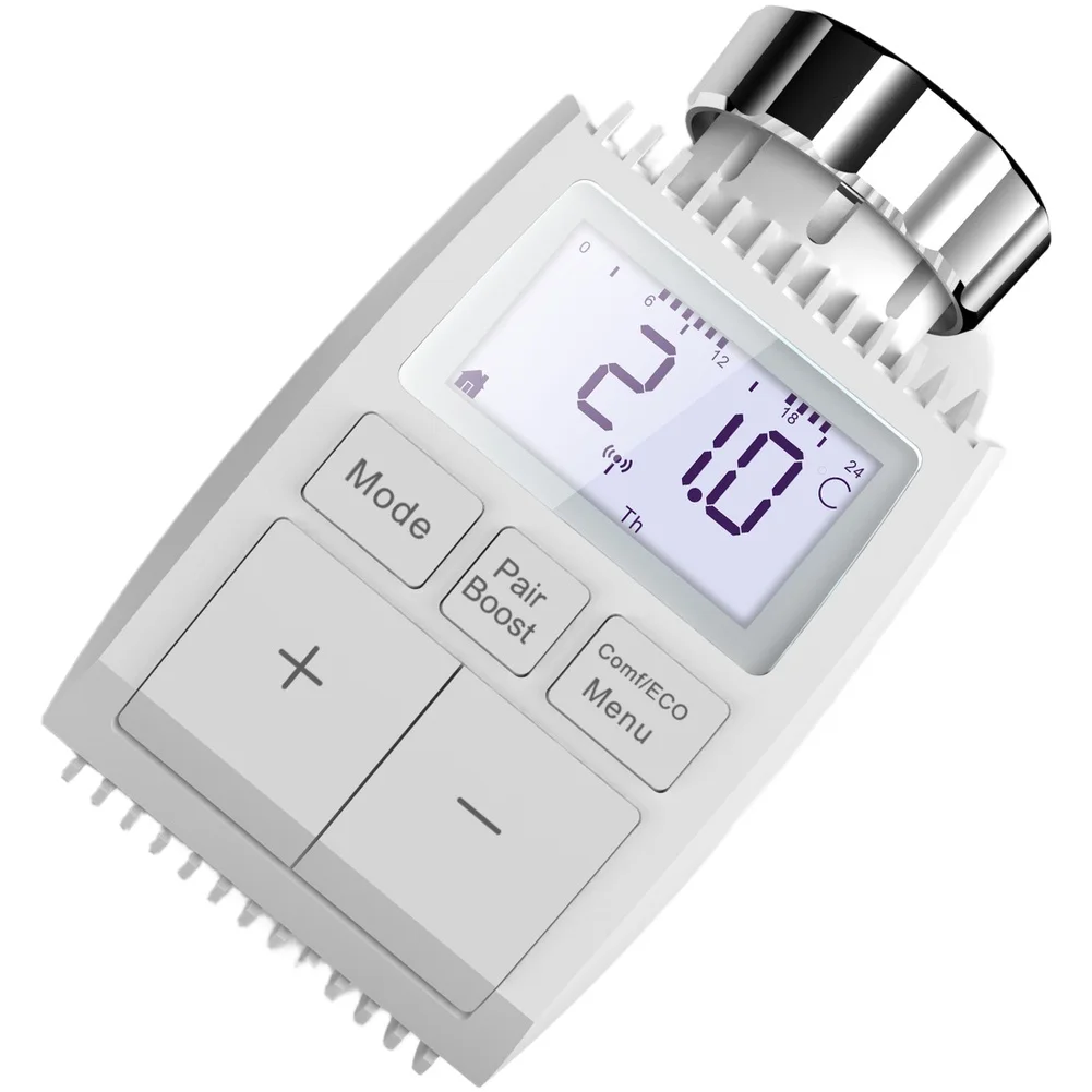 Home Automation 15.2x6x6cm Smart Thermostat Adjust Temperature Remotely Voice Activation Feature Energy Efficiency